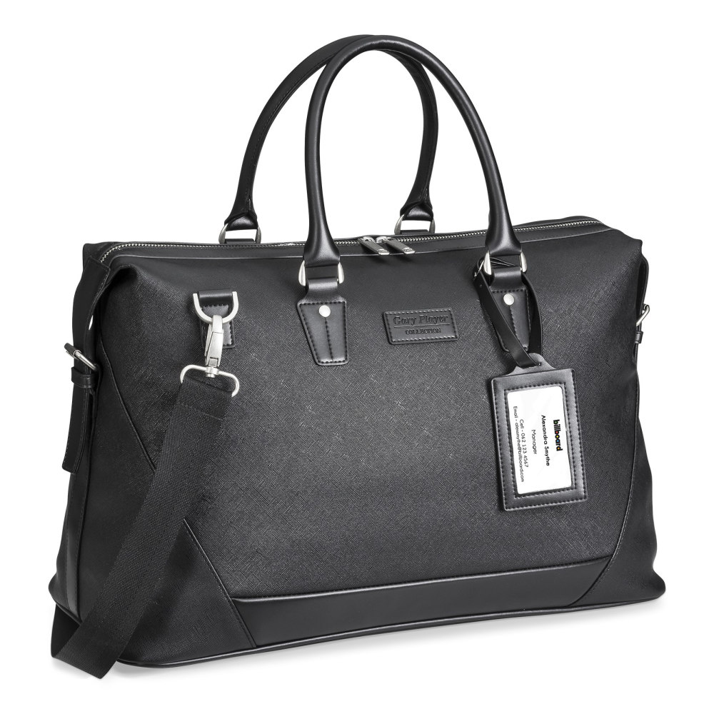 Gary Player Torrey Pines Brandable Weekend Bag in Black