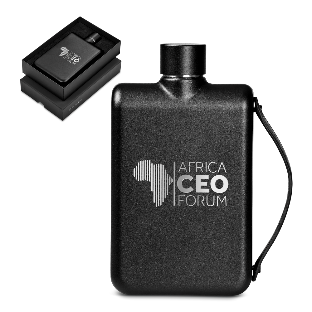 Alex Varga Haydon Vacuum Stainless Steel Brandable Water Bottle in Black