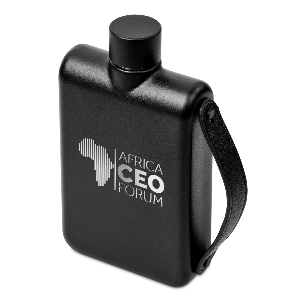 Alex Varga Haydon Vacuum Stainless Steel Brandable Water Bottle in Black