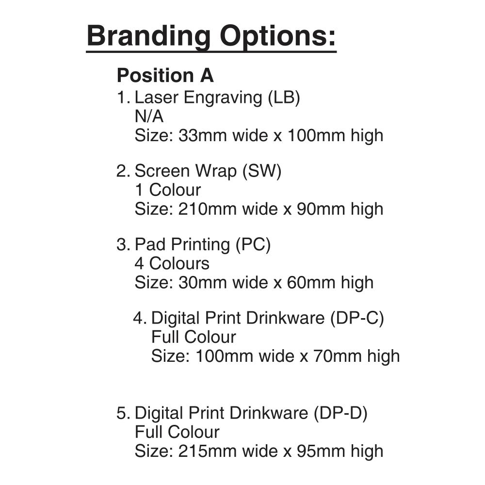 Braxton Aluminium Brandable Water Bottle