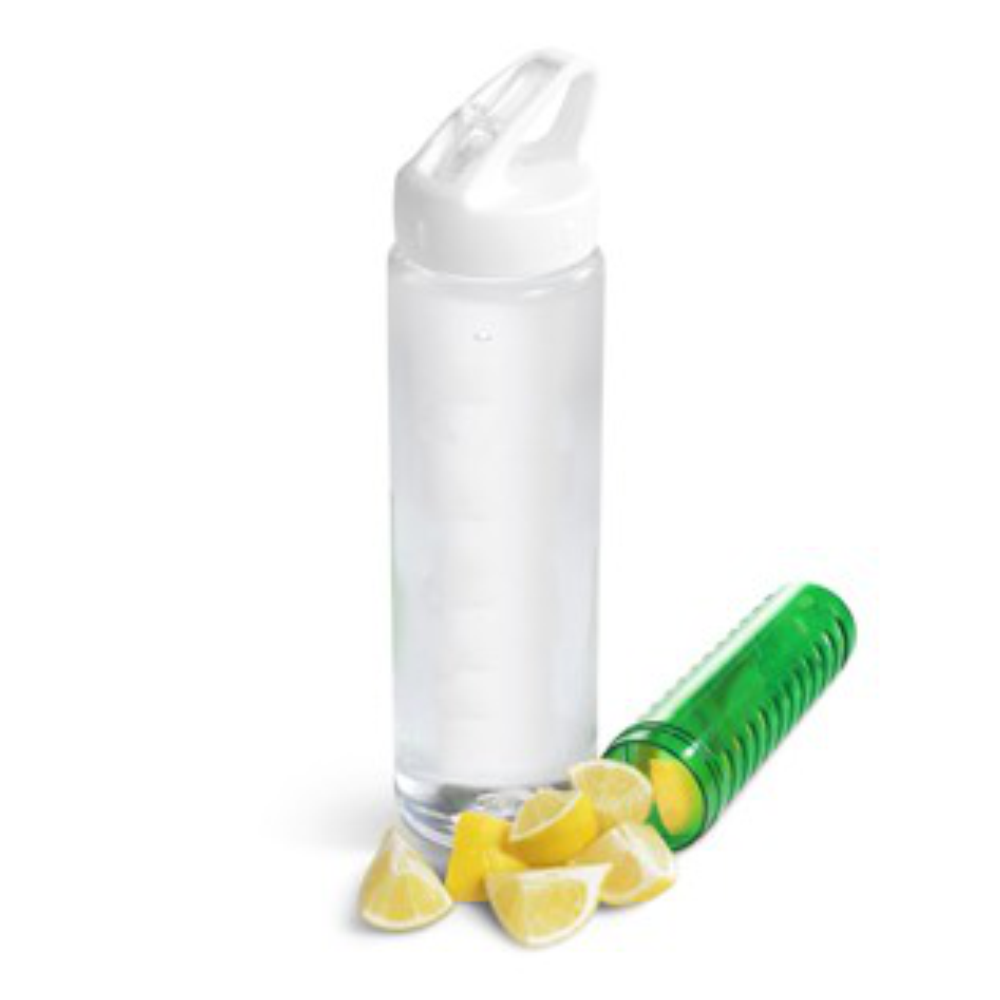 Zest Plastic Infuser Brandable Water Bottle in Various Colours
