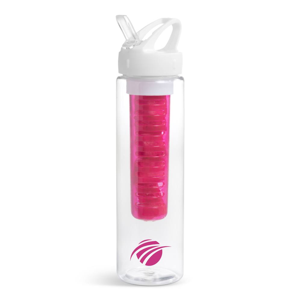 Zest Plastic Infuser Brandable Water Bottle in Various Colours