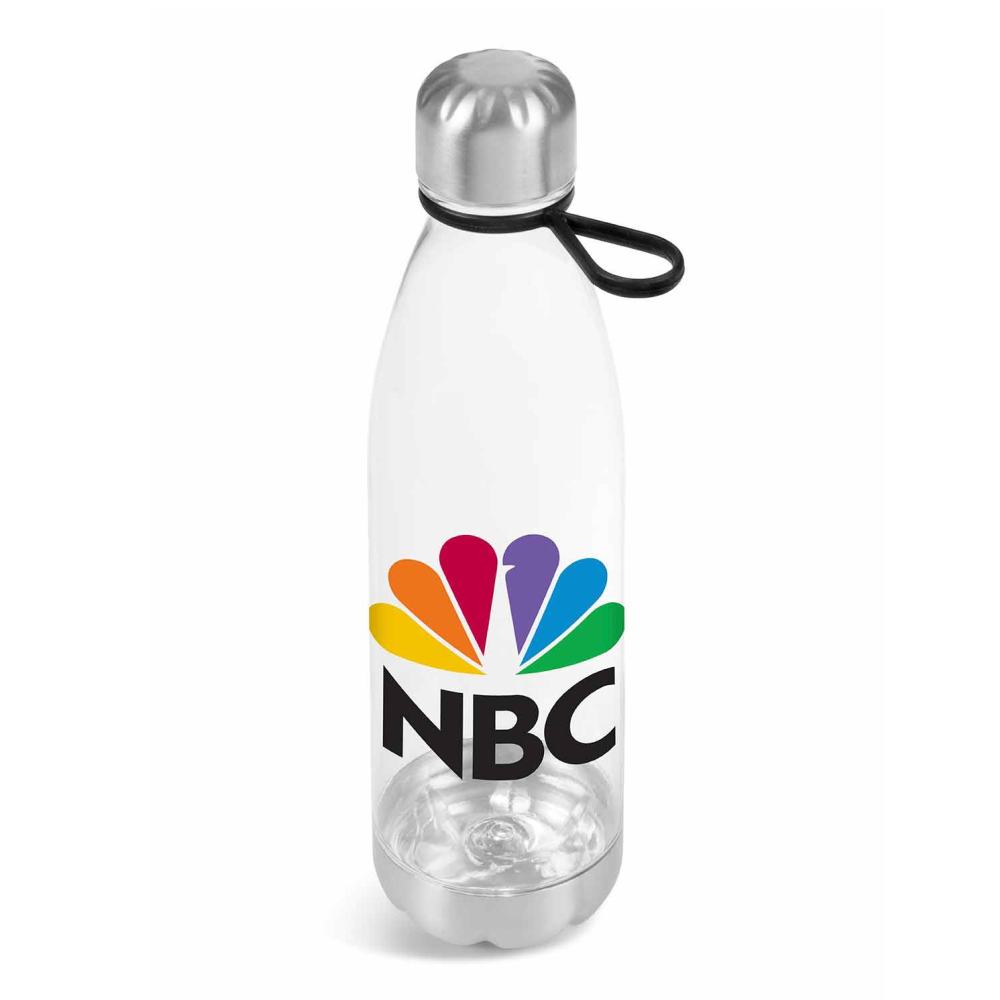 Clearview Tapered Plastic Brandable Water Bottle
