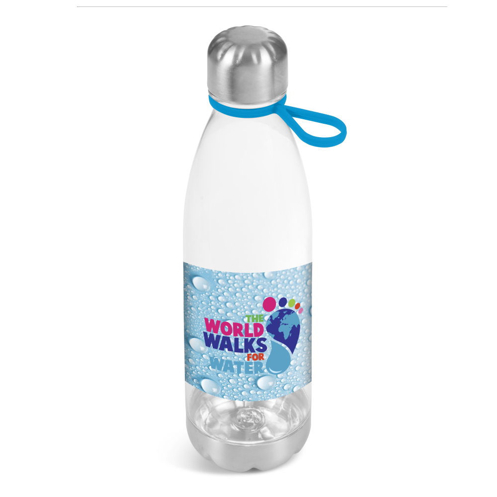 Clearview Tapered Plastic Brandable Water Bottle