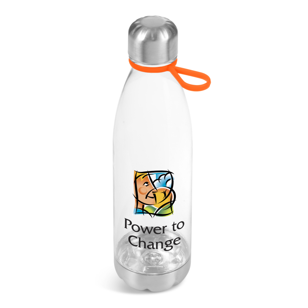 Clearview Tapered Plastic Brandable Water Bottle