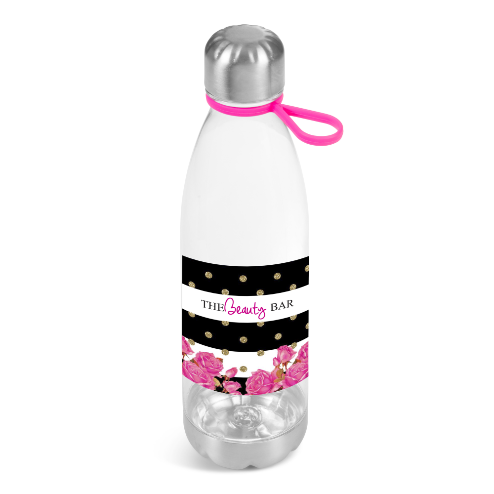 Clearview Tapered Plastic Brandable Water Bottle