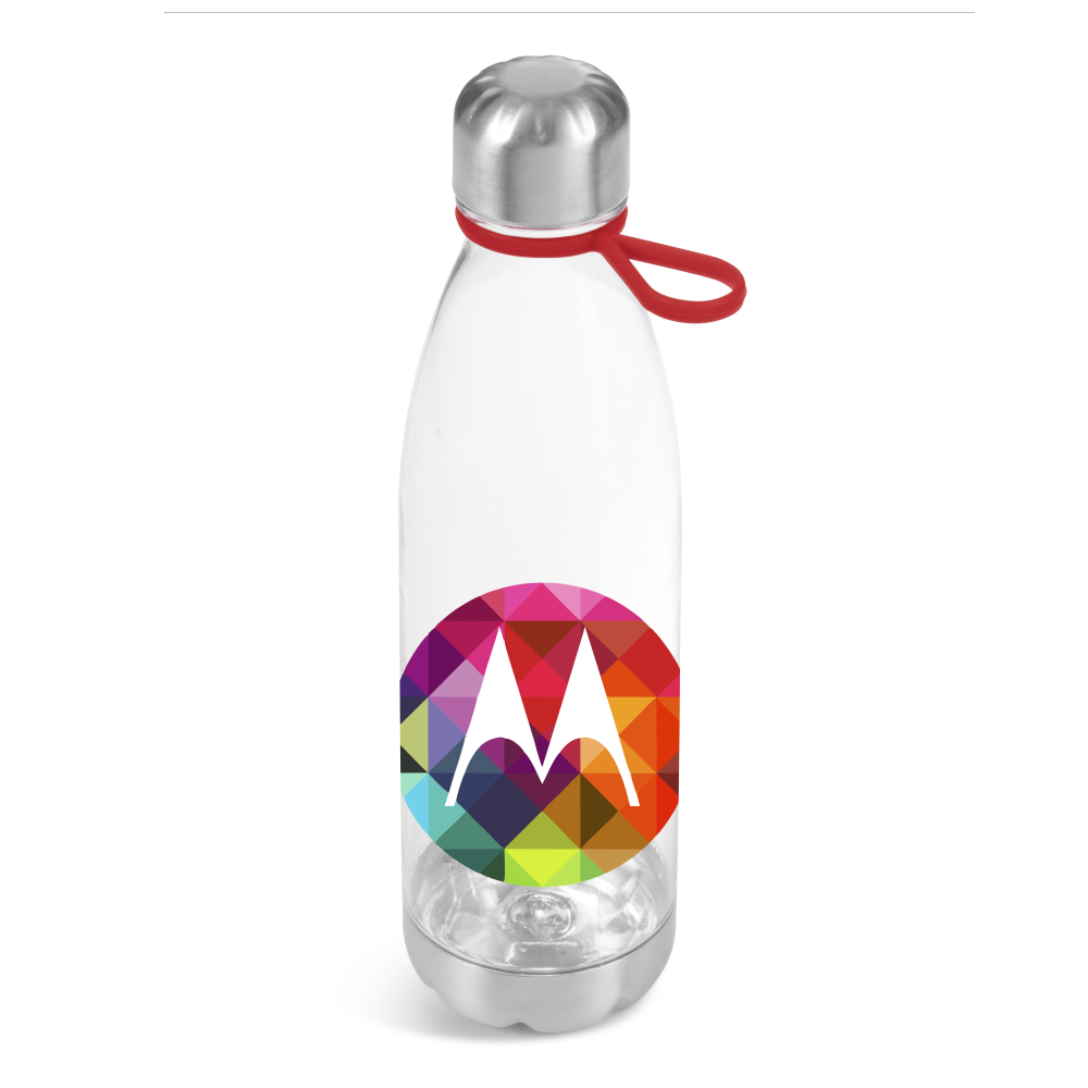 Clearview Tapered Plastic Brandable Water Bottle