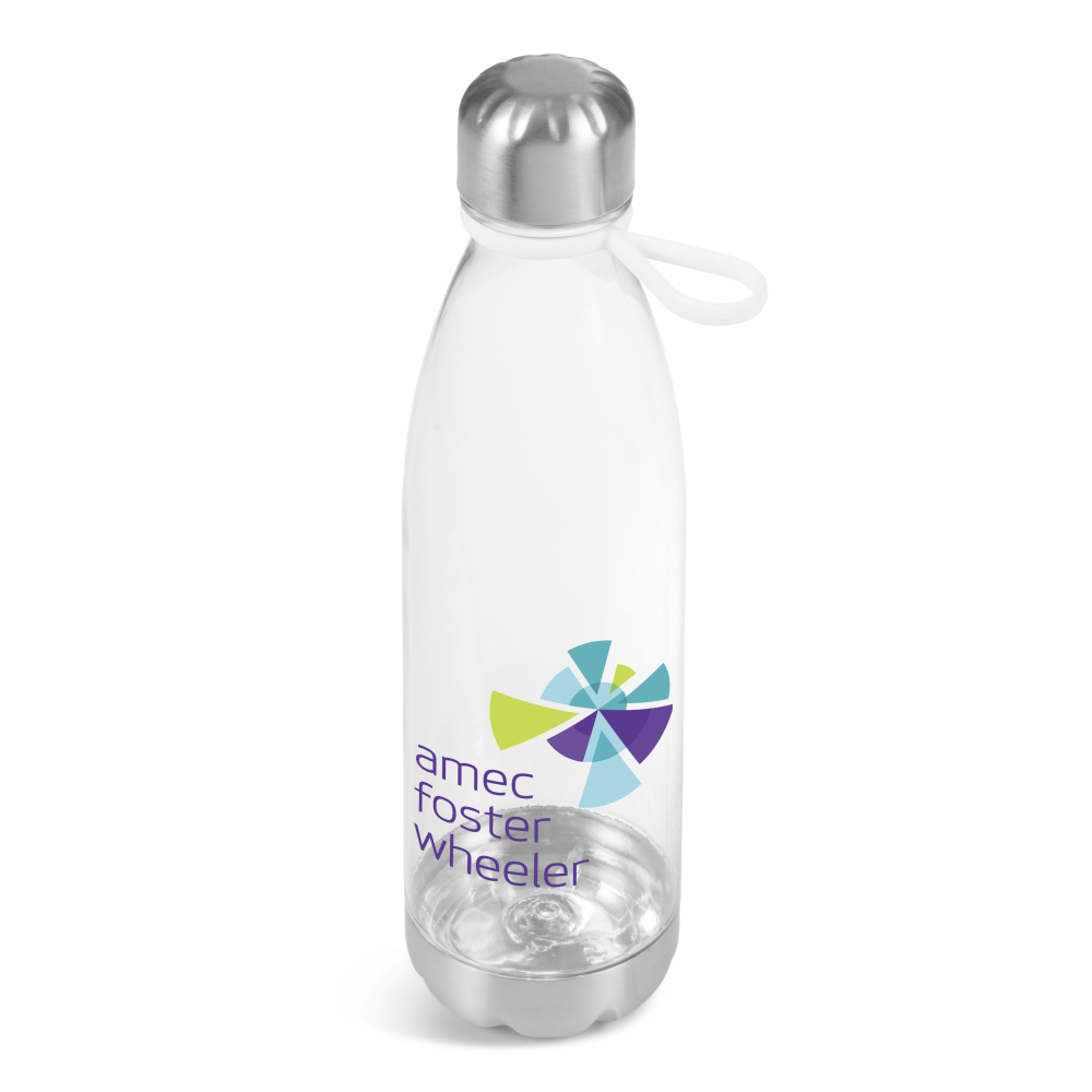 Clearview Tapered Plastic Brandable Water Bottle