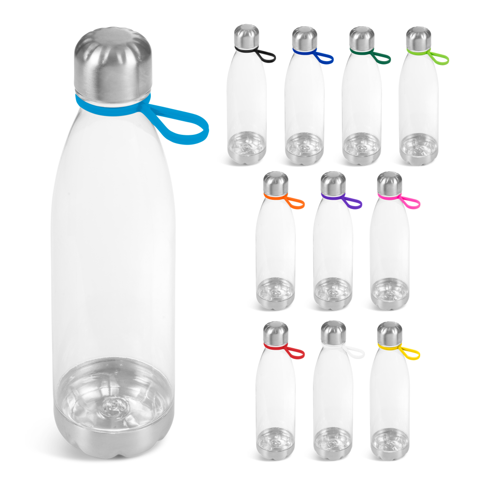 Clearview Tapered Plastic Brandable Water Bottle
