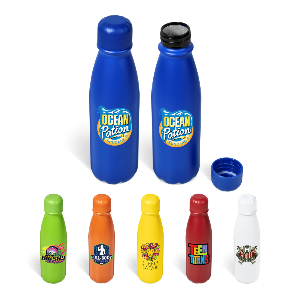 Nevaeh Tapered Aluminium Brandable Water Bottle