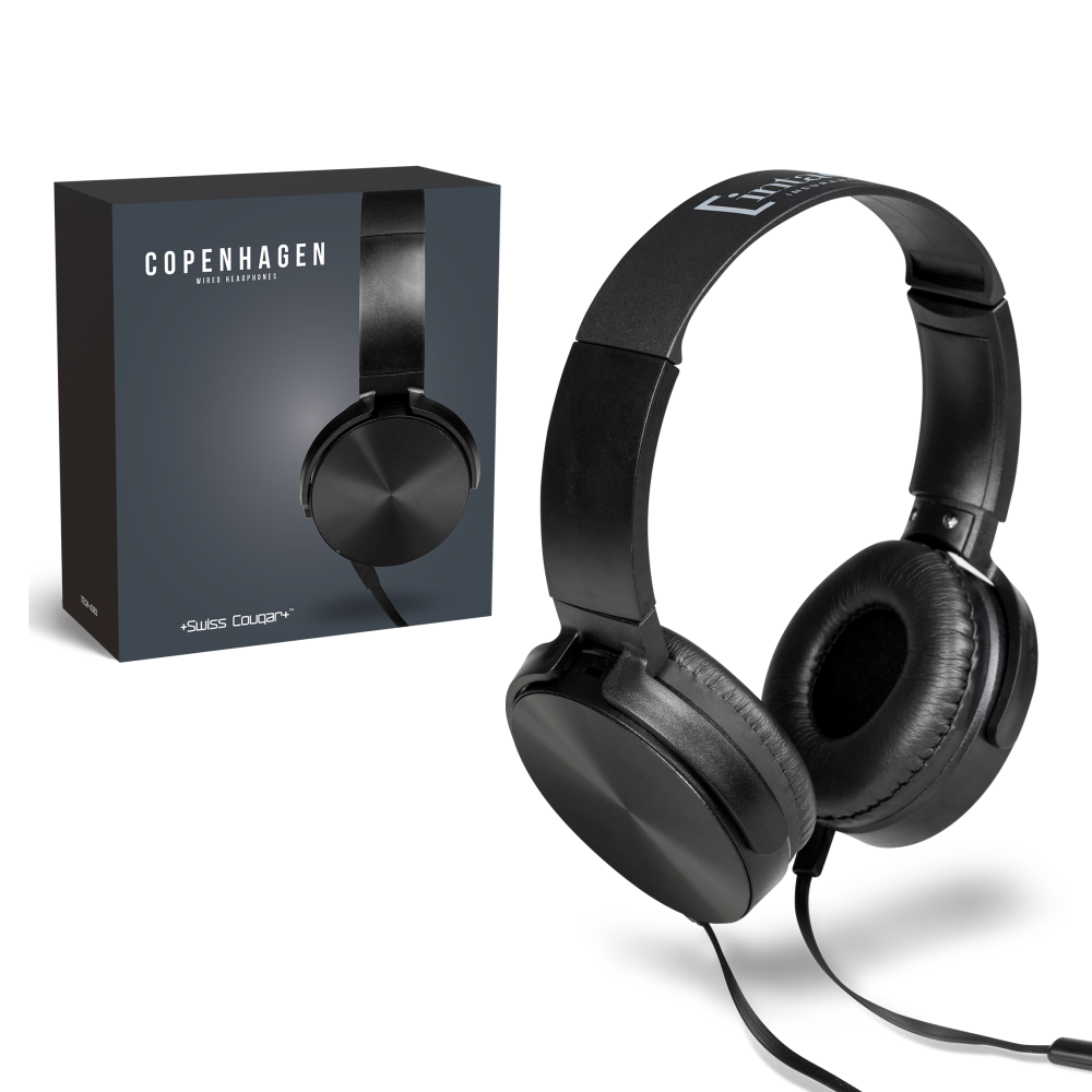 Swiss Cougar Copenhagen Brandable Wired Headphones