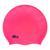 Kikx Big Hair Plain Large Bright Pink Matte Silicone Swim Cap