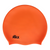 Kikx Big Hair Plain Medium F202 Citrus Orange Matte Silicone Swim Cap