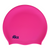 Kikx Big Hair Plain Medium F215 Bright Pink Matte Silicone Swim Cap