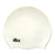Kikx Big Hair Plain Medium White Matte Silicone Swim Cap