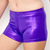 Kikx Gymnastics Hot Pants in Mystique Purple and Purple