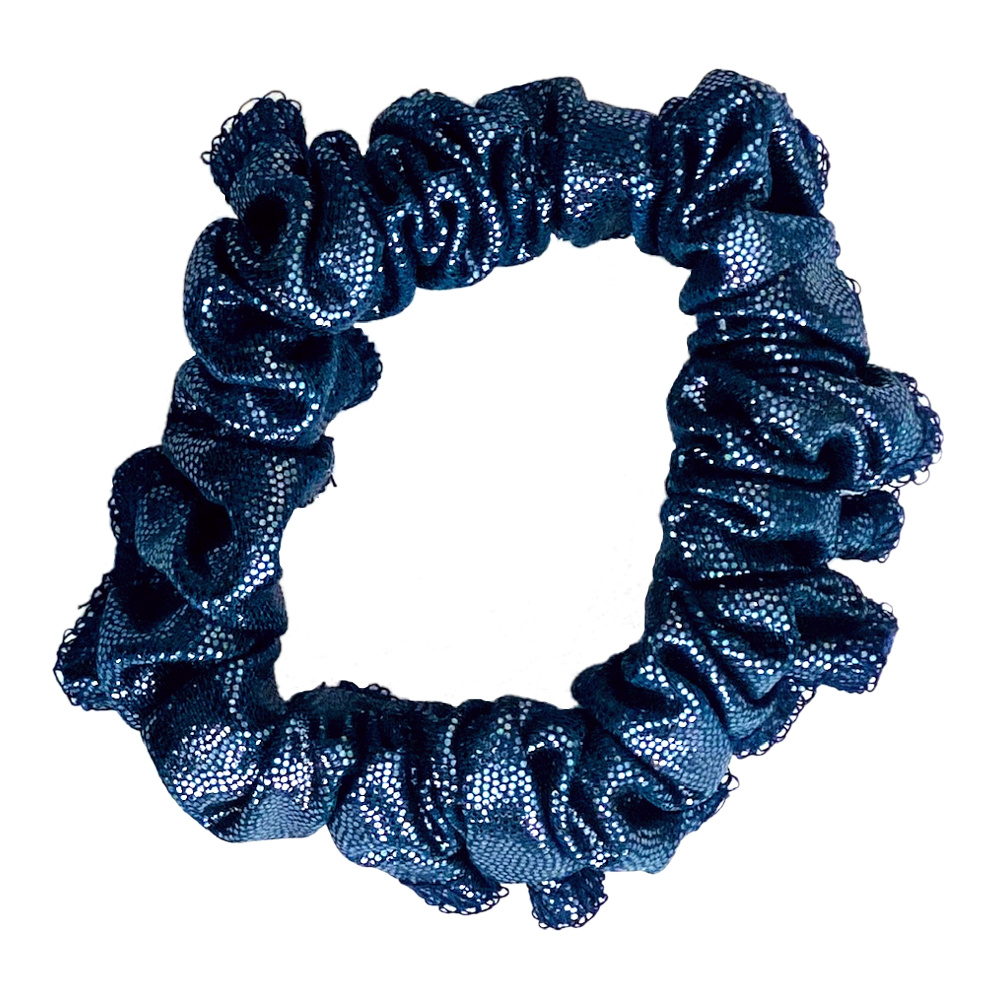 Kikx Mystique Gymnastics Hair Scrunchy in Deep Sea and Titanium
