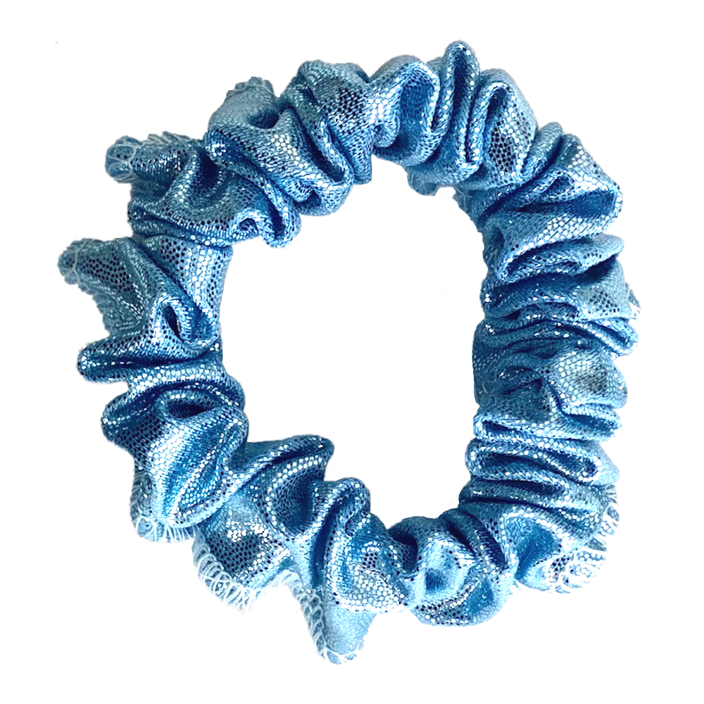 Kikx Mystique Gymnastics Hair Scrunchy in Light Blue and Baby Blue