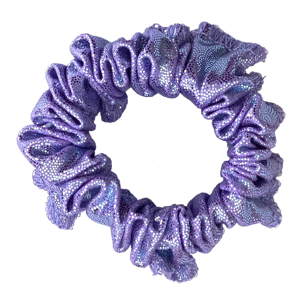 Kikx Mystique Gymnastics Hair Scrunchy in Lilac and Baby Blue