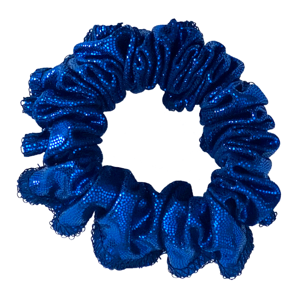 Kikx Mystique Gymnastics Hair Scrunchy in Navy and Royal Blue