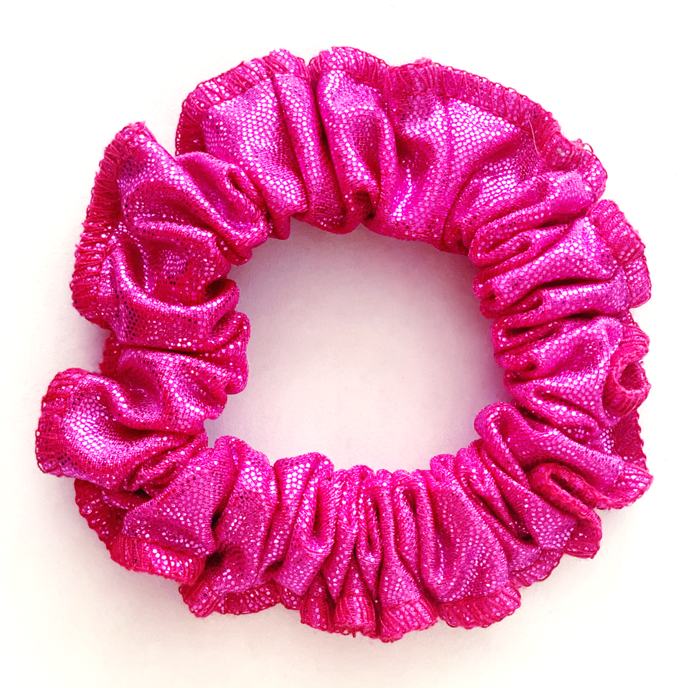 Kikx Mystique Gymnastics Hair Scrunchy in Rose Pink