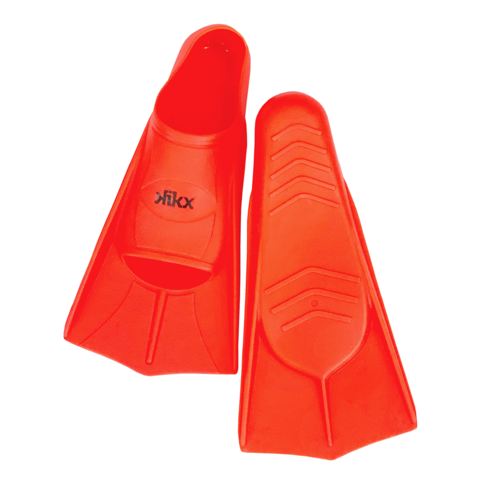 Kikx Short Training Fin in Neon Coral