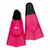 Kikx Short Silicone Training Fin with 2 Tone in Bright Pink with Black Heel